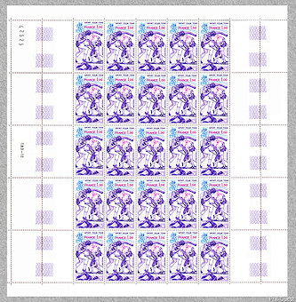 Image du timbre Sport pour tous - Feuille de 25 timbres