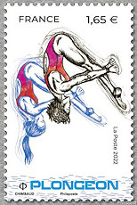 Image du timbre Plongeon