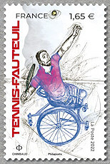 Image du timbre Tennis-fauteuil