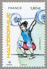 Image du timbre Haltérophilie