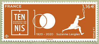 Image du timbre Suzanne Lenglen  1920-2020