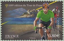 Image du timbre Le maillot vert devant Calvi