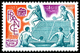Image du timbre Tennis de table - FFTT-Médaille d'Or Birmingham
