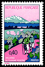 Image du timbre Année du tourisme pédestre