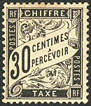 Image du timbre Chiffre-Taxe banderole 30c noir